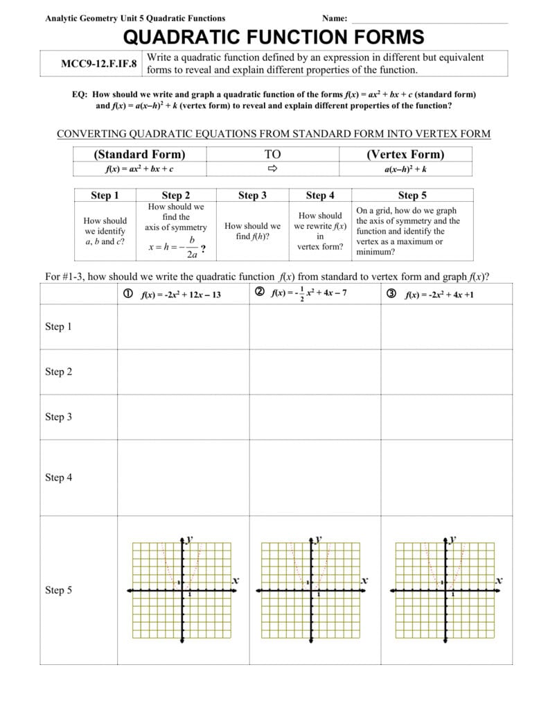 quadratic-function-form-worksheet-db-excel