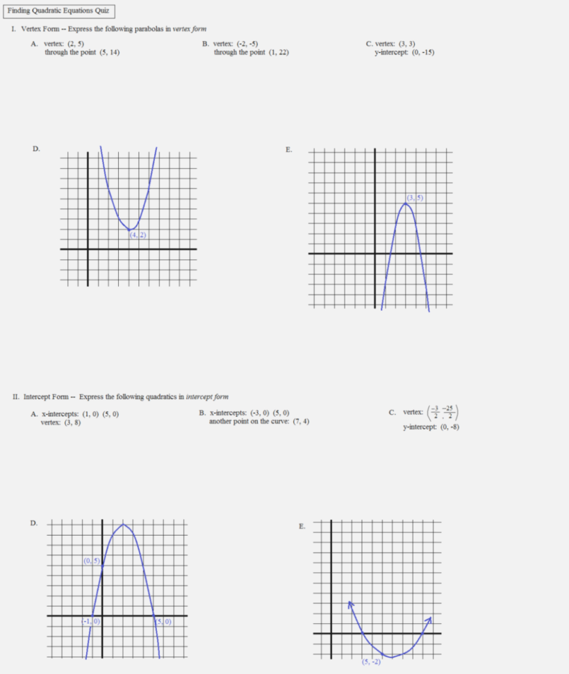 quadratic-functions-worksheet-answers-db-excel