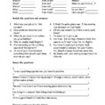 Question Forms Trinity Grade 6  English Esl Worksheets