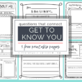 Questions That Connect 5 Free Printable Get To Know You