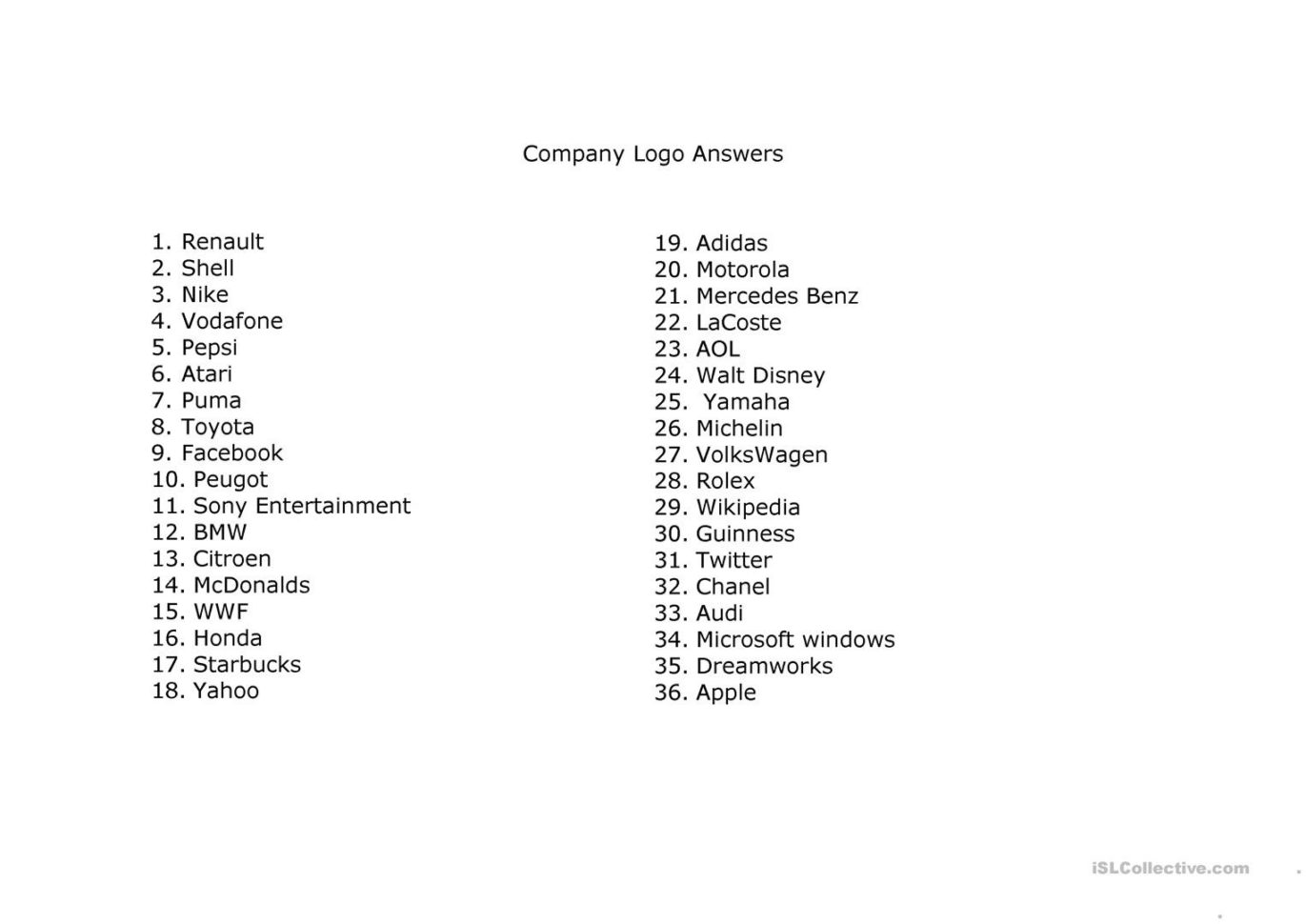 Quiz  English Esl Worksheets