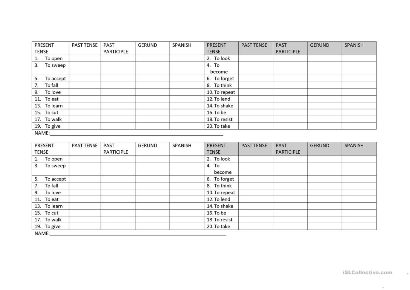 Quiz Tenses Worksheet  Free Esl Printable Worksheets Made