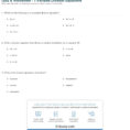 Quiz  Worksheet  1Variable Division Equations  Study