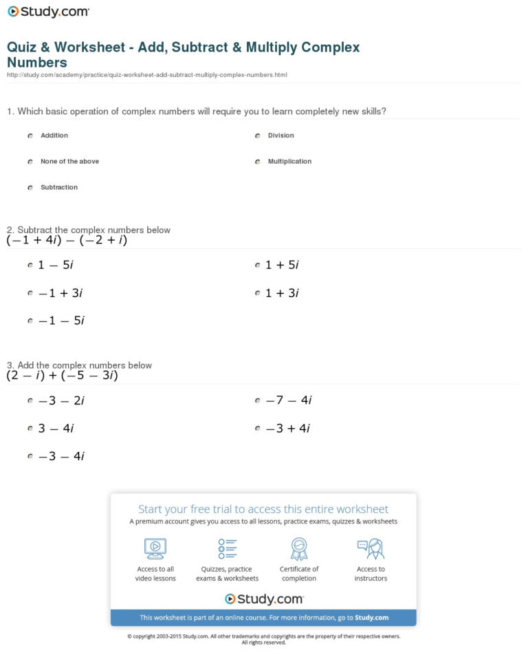 adding-and-subtracting-complex-numbers-videos-worksheets-solutions-activities