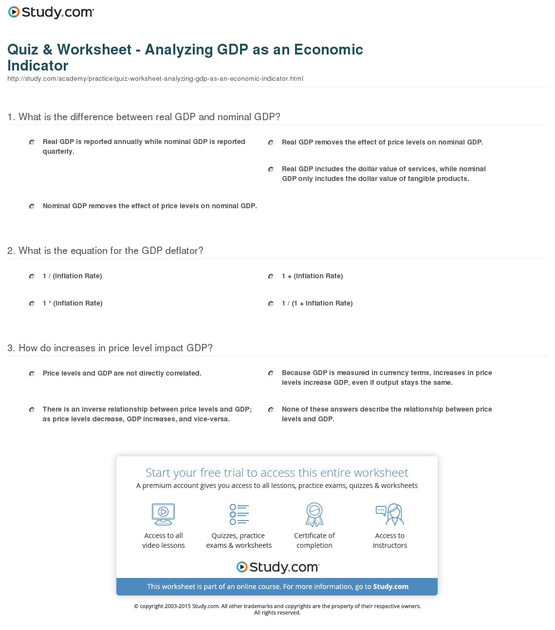 economics worksheet answers db excelcom