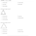 Quiz  Worksheet  Classifying Trianglesangles And Sides