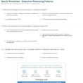 Quiz  Worksheet  Deductive Reasoning Patterns  Study