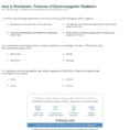 Quiz  Worksheet  Features Of Electromagnetic Radiation