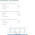 Quiz  Worksheet  Forms Of Ernment  Study