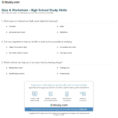 Quiz  Worksheet  High School Study Skills  Study