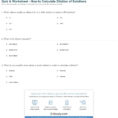 Quiz  Worksheet  How To Calculate Dilution Of Solutions