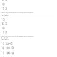 Quiz  Worksheet  Inverse Matrices  Systems Of Equations