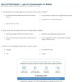 Quiz  Worksheet  Law Of Conservation Of Matter  Study