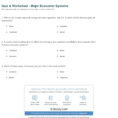 Quiz  Worksheet  Major Economic Systems  Study