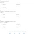 Quiz  Worksheet  Manipulating Functions  Solving