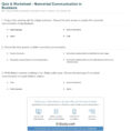 Quiz  Worksheet  Nonverbal Communication In Business  Study