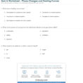 Quiz  Worksheet  Phase Changes And Heating Curves  Study