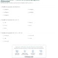 Quiz  Worksheet  Practice For Simplifying Algebraic