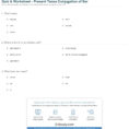 Quiz  Worksheet  Present Tense Conjugation Of Ser  Study