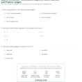 Quiz  Worksheet  Selection Of Supreme Court Justices And
