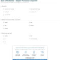 Quiz  Worksheet  Subject Pronouns In Spanish  Study