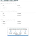 Quiz  Worksheet  Types Of Sentences  Study
