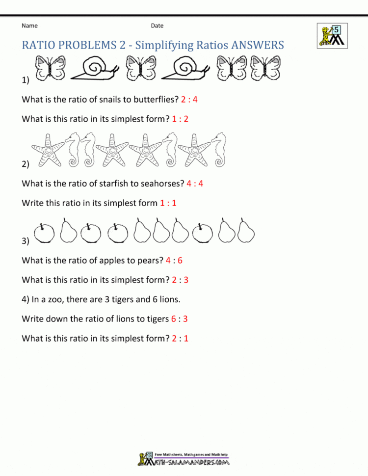 Ratio Word Problems