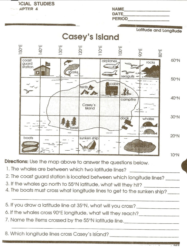 Reading A Weather Map Worksheet