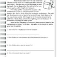 Reading Comprehension 4Th Grade Printable Ideas Collection