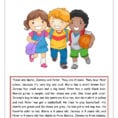 Reading Comprehension For Kids  English Esl Worksheets