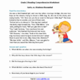 Reading Comprehension Worksheets For Th Grade Free Beautiful