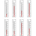 Reading Temperatures On A Thermometer A