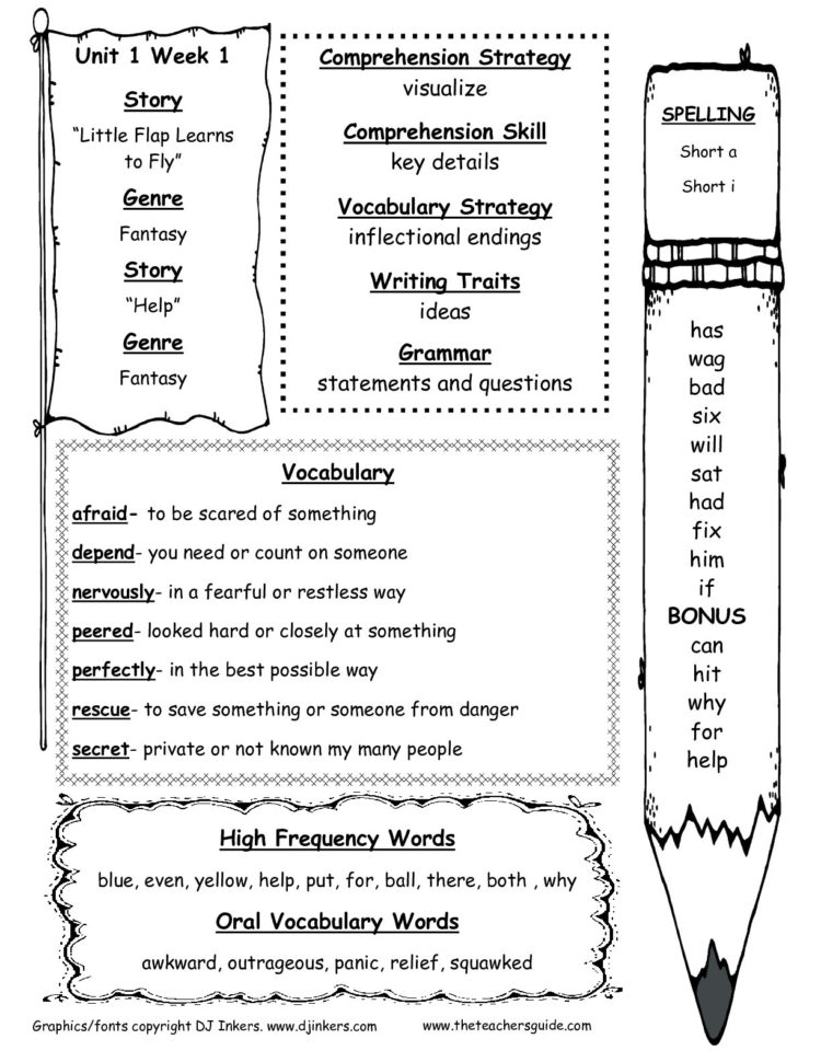 Reading Worksheet 2Nd Grade