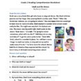 Reading Worksheets  Second Grade Reading Worksheets