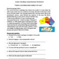 Reading Worksheets  Third Grade Reading Worksheets