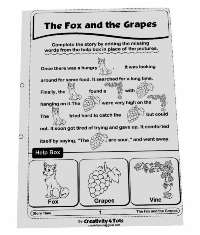 Rebus Reading Worksheets