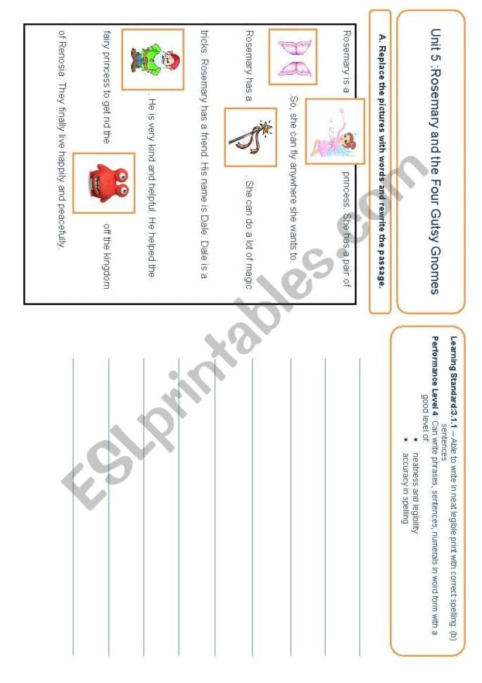 Rebus Writing Activity  Esl Worksheetbourjuis