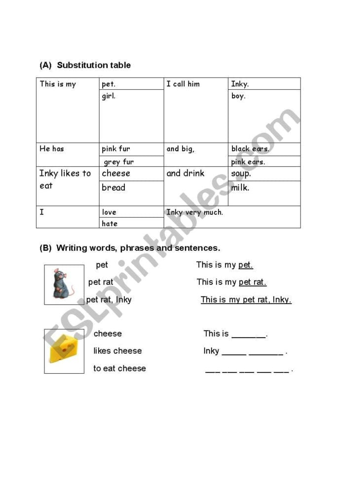 Rebus Writing  Esl Worksheetsuyop
