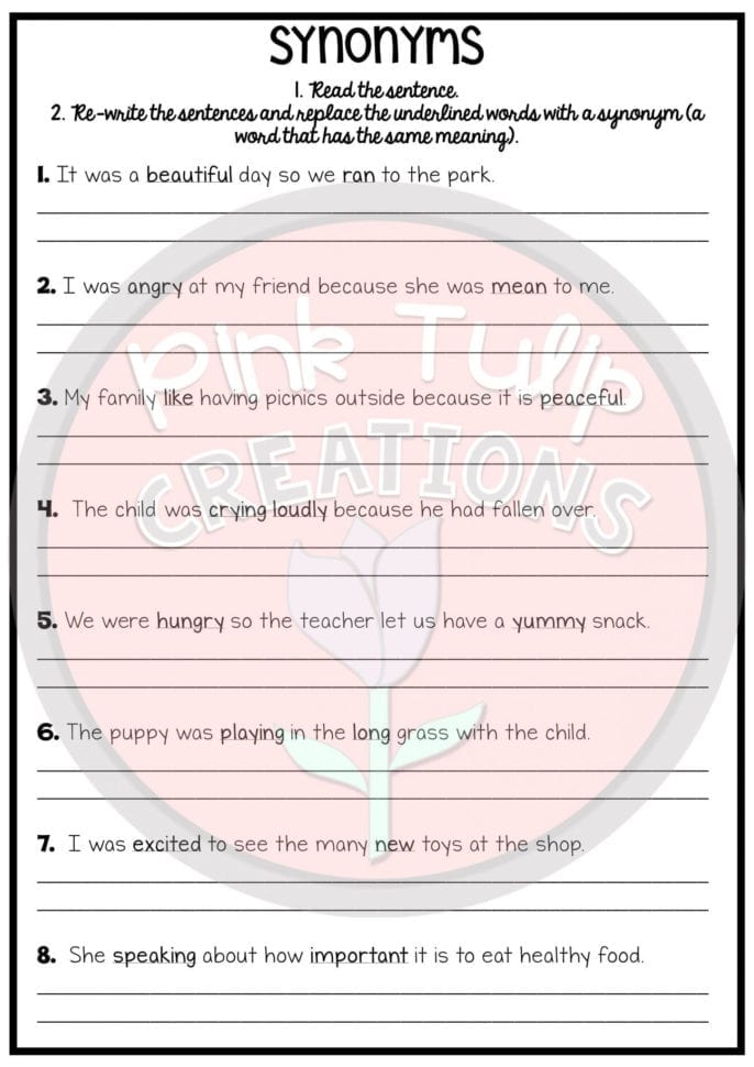Rebus Writing Worksheets