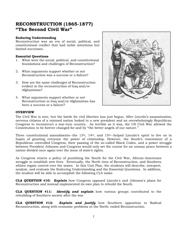 Reconstruction 18651877 The Second Civil R