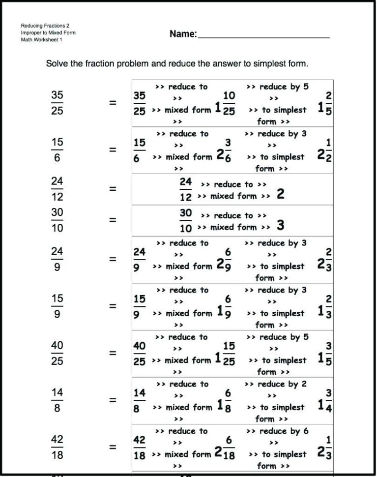Reduce My Fraction Math Full Size Of Reduce Fractions