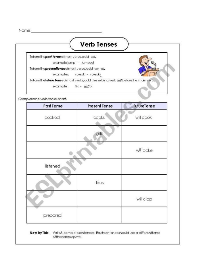 Regular E Irregular Verbs  Esl Worksheetjintintut