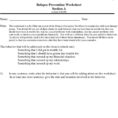 Relapse Prevention Workbook  Pdf