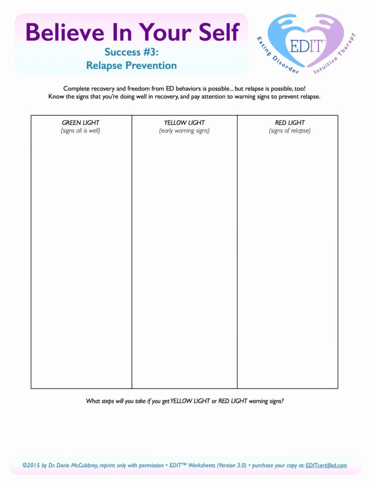 Relapse Prevention Worksheets To Free Download Relapse db excel com