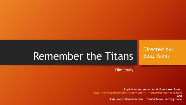 Remember The Titans Conflict Resolution Worksheet Answers