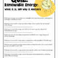 Reneble Energy Lesson Plan And Printable Worksheets  Woo