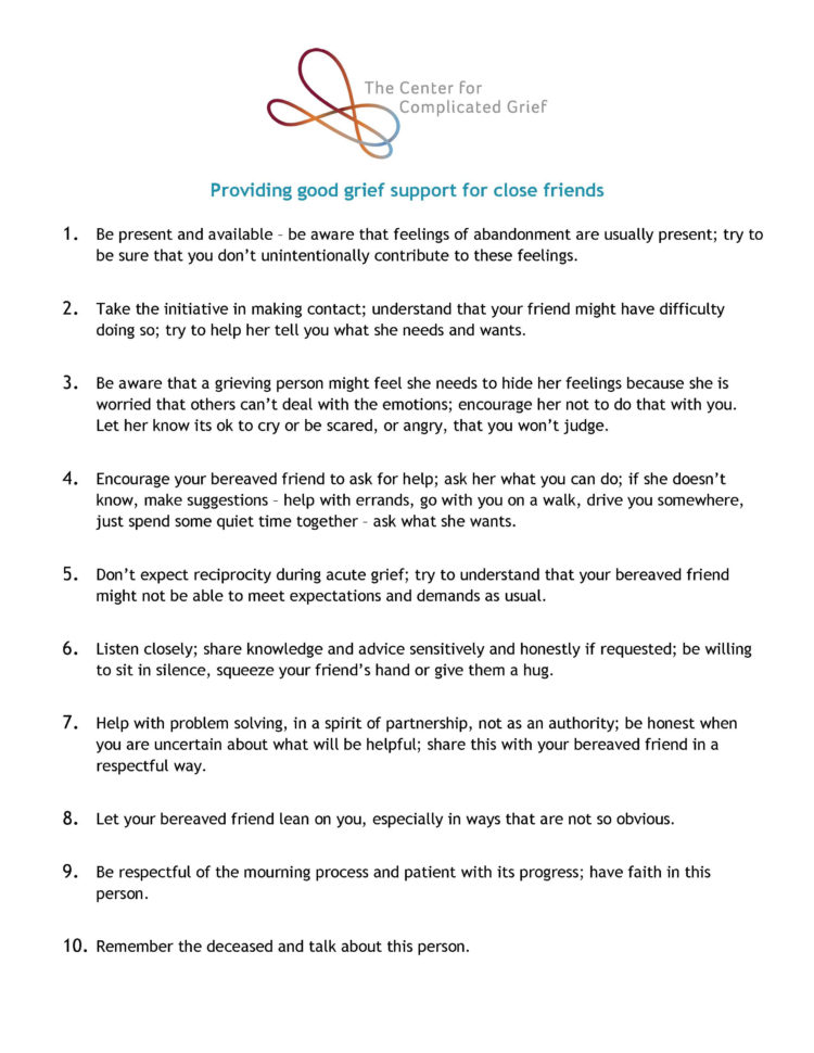 Resources  The Center For Complicated Grief