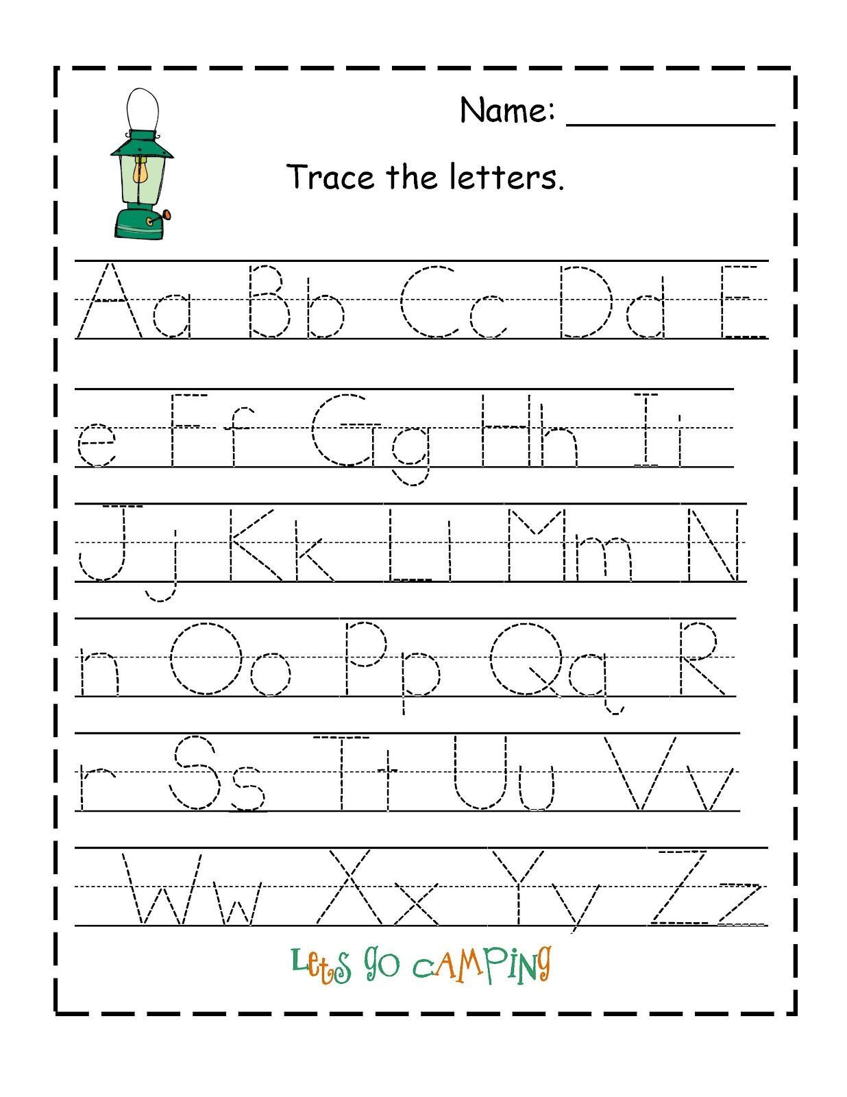 Result For Preschool Worksheets Age Letters Alphabet