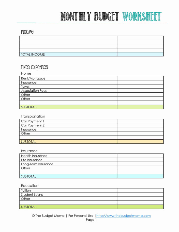 Blackrock Retirement Expense Worksheet — db-excel.com