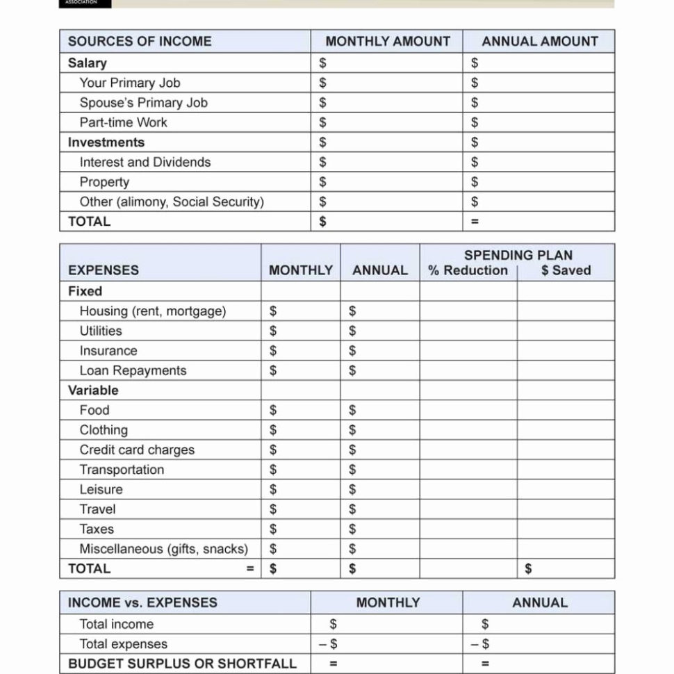 Free Financial Planning Worksheets — db-excel.com